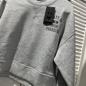 Under Armour Iron Paradise Gray Crewneck Sweater